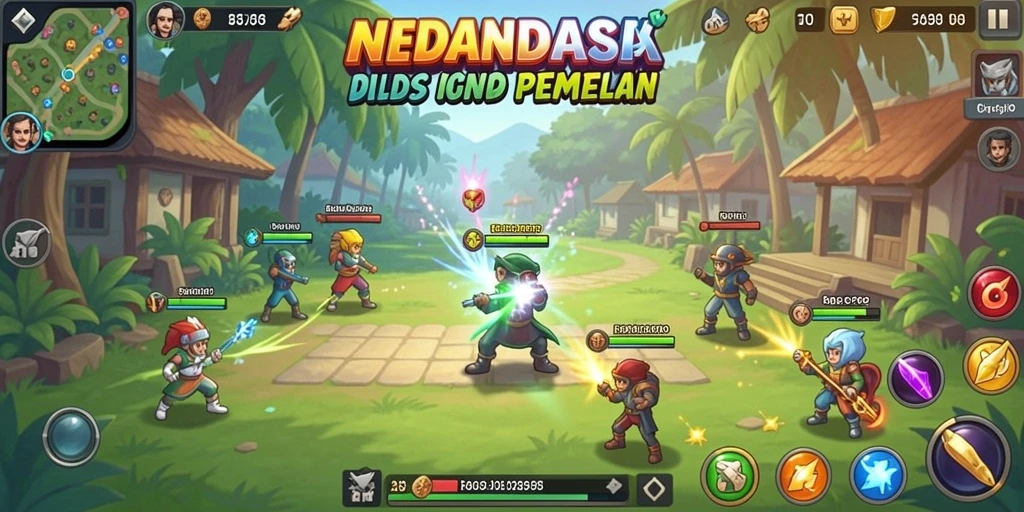 Tangkapan layar menu kustomisasi karakter yang menarik.