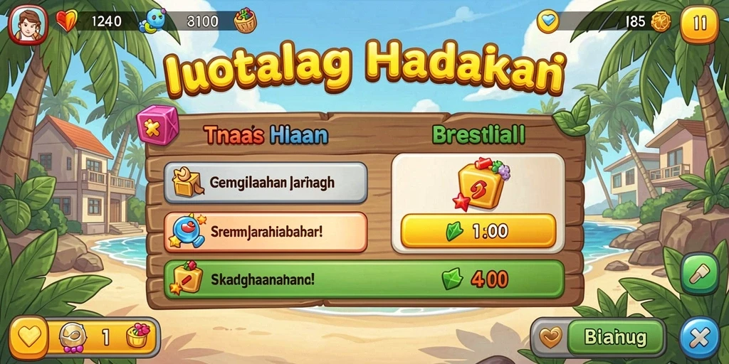 Tantangan seru yang bikin ketagihan setiap level.