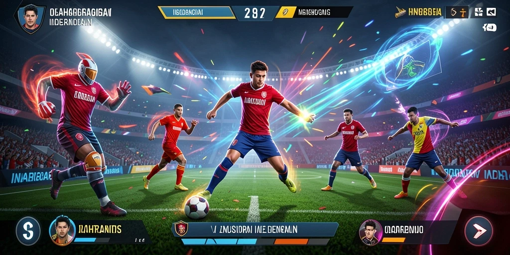 Screenshot menampilkan fitur taruhan olahraga yang interaktif.